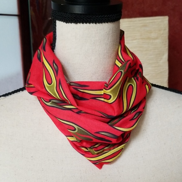 OrganicDisturbance Accessories - NWT Flames Printed Multifunctional Face Mask